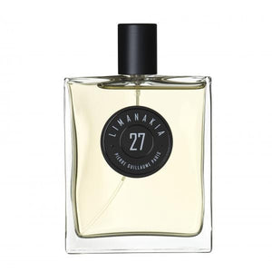 Pierre Guillaume - Limanakia No.27 Parfumflakon mit transparentem Glas und schwarzem rundem Etikett
