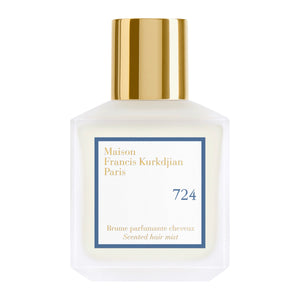 Maison Francis Kurkdjian Paris - 724 - Hair Mist in weißem Flakon mit goldfarbenem Verschluss und schlichtem Etikett