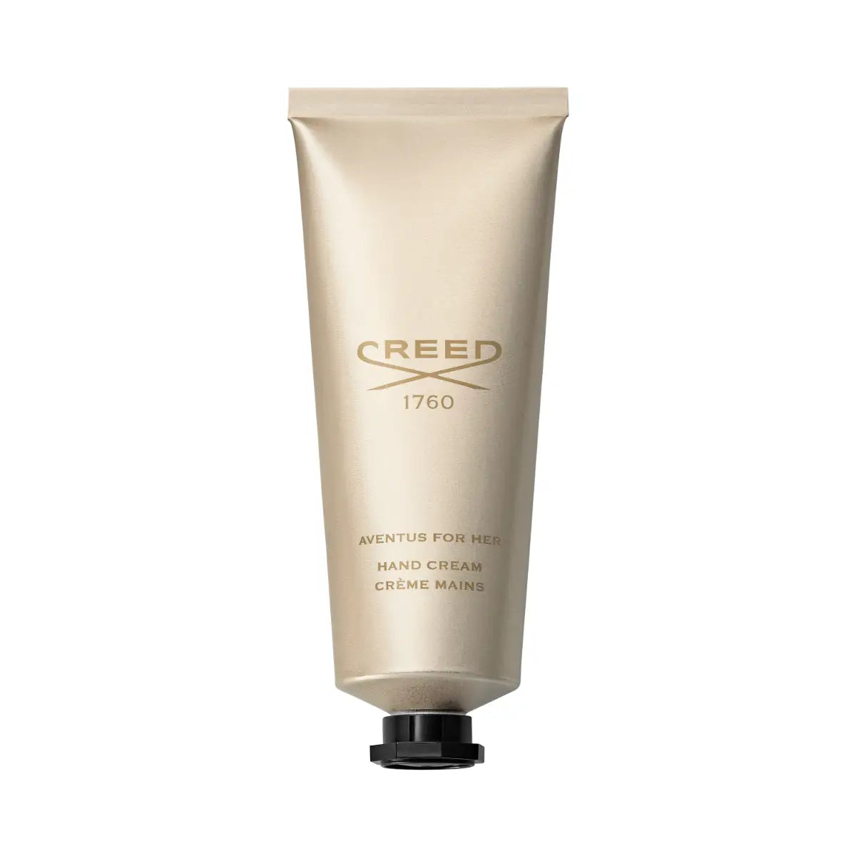 Creed - Aventus for Her - Hand Cream in schlanker, champagnerfarbener Tube mit schwarzem Drehverschluss für samtweiche Hände