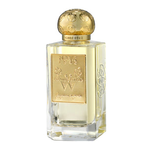 Nobile 1942 - PonteVecchio W - Fragranza Suprema Parfumflakon mit goldfarbenem Emblem und rundem Verschluss vor weißem Hintergrund