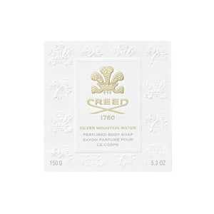 Creed - Silver Mountain Water - Soap mit edler Prägung und goldfarbenem Logo für eine sanfte und duftende Reinigung