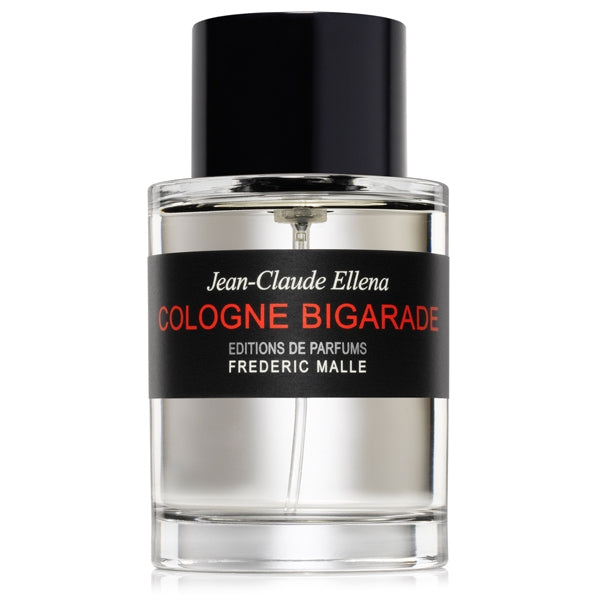 Frédéric Malle - Cologne Bigarade klarer Flakon mit schwarzem Verschluss und schwarzem Etikett mit roter Schrift