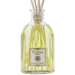Dr. Vranjes Firenze - Green Flowers - Diffusor mit frischer Duftkomposition aus Zitronenblüten, Jasmin und grünem Tee in Glasflasche