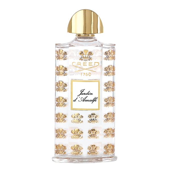 Creed - Les Royales Exclusives - Jardin d'Amalfi Parfum mit klaren Glasflakon und goldverzierten floralen Mustern