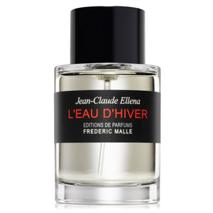 Frédéric Malle - L’Eau d’Hiver klarer Flakon mit schwarzem Verschluss und schwarzem Etikett mit roter Schrift