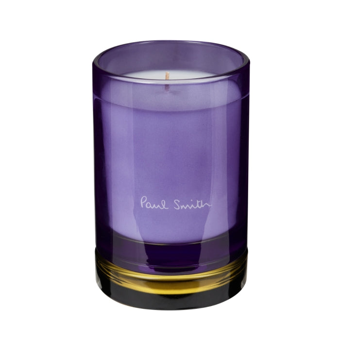 Paul Smith - Leaf - Duftkerze im eleganten violetten Glas mit frischem Duft aus Freesie, Lilie und Patschuli