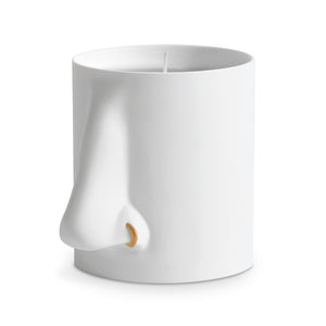 L'Objet - Nez Candle - Thé Russe Kerze mit feinem Porzellangefäß und goldenem Nasenpiercing-Design