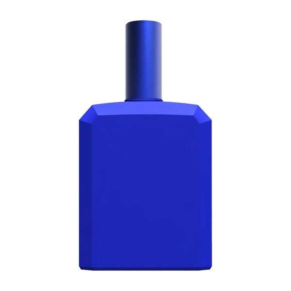 Histoires de Parfums - This is not a Blue Bottle 1.1 minimalistische blaue Parfümflasche vor weißem Hintergrund