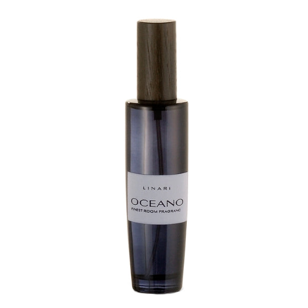 LINARI - Oceano - Raumspray mit frischen, herb-fruchtigen Noten von Bergamotte, Grapefruit und Limette im klaren blauen Flakon