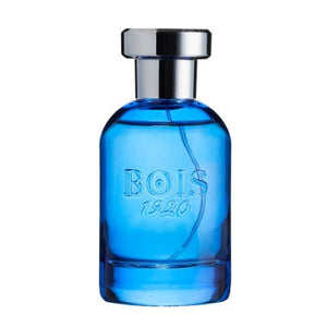 Bois 1920 - Trasparenti - Oltremare blauer Glasflakon mit silbernem Deckel, inspiriert von frischer Meeresbrise
