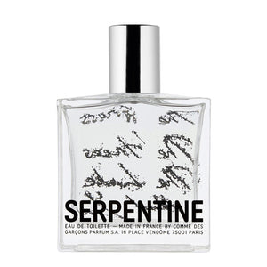 Comme des Garçons - Serpentine Eau de Toilette mit klarem Glasflakon und schlichtem silbernem Verschluss elegant gestaltet