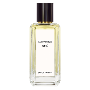 Keiko Mecheri - Umé Parfumflakon mit klaren Kanten und schwarzem Verschluss in minimalistischer Eleganz