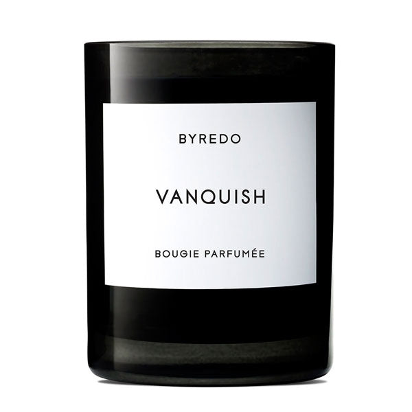 Byredo - Bougie Parfumée - Vanquish Duftkerze in schwarzem Rauchglas mit neu interpretierter Rosenkomposition